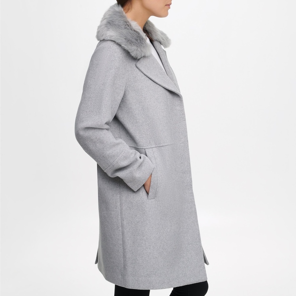 Kenneth Cole NY Wool Blend Coar, S - Picture 7 of 10